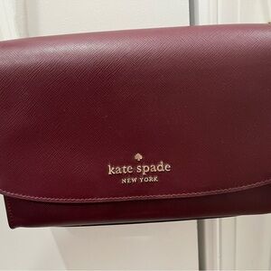 Kate Spade Deep Red Crossbody Bag